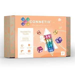 Toy: Connetix Tiles 40 Piece (Pastel Squares) Expansion Pack