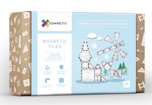 Connetix Tiles 34 Piece Pack (Clear)