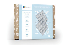 Connetix Tiles 2 Piece Base Plate Pack (Clear)