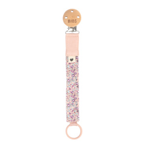 Bibs Liberty Pacifier Clip (Eloise/Blush)