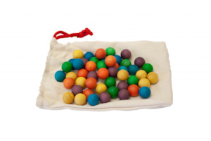 Q Toys Wooden Balls Set (50 Balls)