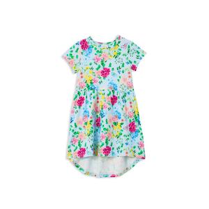 Milky Garden Party Hi-Lo Dress