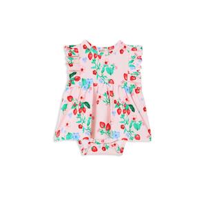 Milky Baby Very Berry Frill Baby Dress