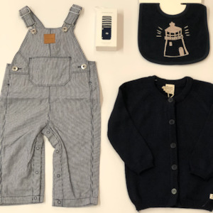 Country Road Railroad Overalls (Navy)