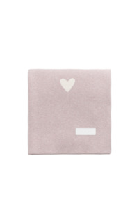 Jamie Kay Juliette Blanket (Heart Jacquard Ballerina Marle)