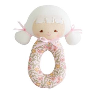 Toy: Alimrose Audrey Grab Rattle (Blossom Lily Pink)