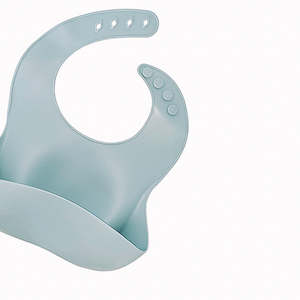 Petite Eats Silicone Bib (Teal)