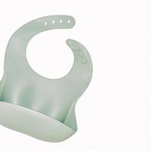 Petite Eats Silicone Bib (Olive Large)