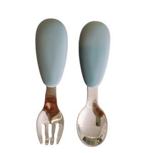 Petite Eats Metal Cutlery Set (Pewter)