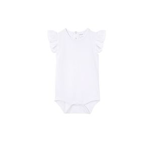 Milky Broderie Frill Bubbysuit (White)