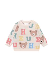 Huxbaby Hux Alphabet Knit Jumper - Boys