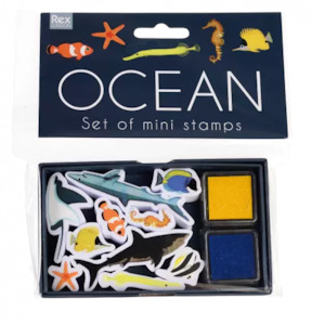 Rex London Set of Mini Stamps (Ocean)