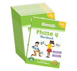 Toy: Phase 4 Blends Workbook - 12 Pack