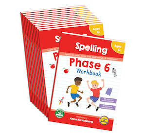 Toy: Phase 6 Spelling Workbook - 12 Pack