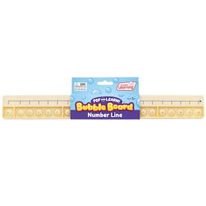 Toy: Number Line Bubble Board