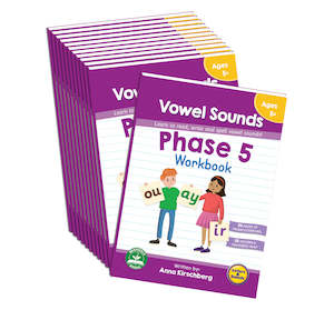 Phase 5 Vowel Sounds Workbook - 12 Pack