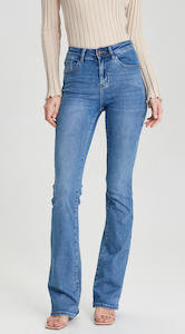 CHARLIE | TALL Flared Jean Blue 32''