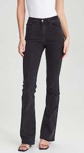 CHARLIE | TALL Flared Jean Black 36"