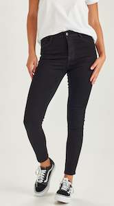 SLIP | Ankle Grazer Jean Black