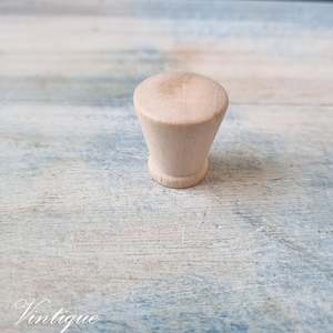 Natural Wood cone shape furniture knob