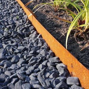 Corten Garden edging 150mm high x 1mtr long