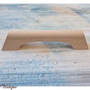 Unfinished Beach cupboard wooden handle 125mm long