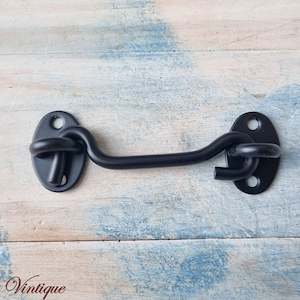 Black Cabin Hook 100mm long