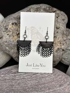 Unchained Melody Recycled Rubber Earrings