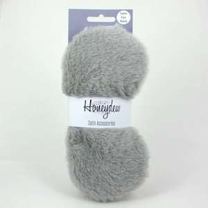 Homewares: Satin Plush Eye Mask Grey HEMG