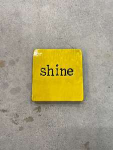 Homewares: The Monster Company – Yellow Shine Tile TMCS