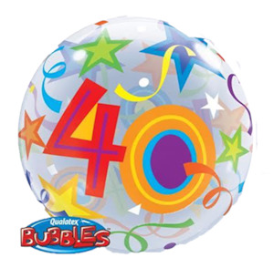 Bubbles Large 40 Latex Balloon