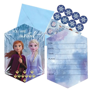 Frozen 2 Post card Party Invitations