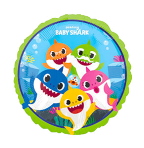 Baby Shark Foil Balloon 45cm