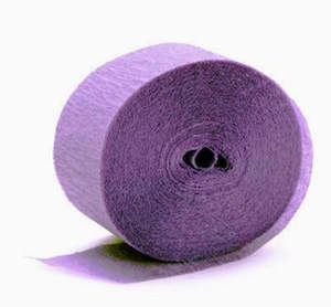 Lavender Paper Streamer