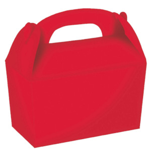 Red Lunch Boxes pk4