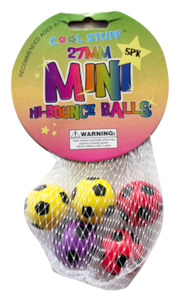 Mini Hi-Bounce Balls pk5