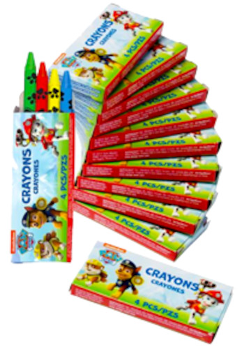 Paw Patrol Mini Crayons pk12