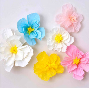 Tropical Luau Party Theme: Hello Spring Tissue Flowers