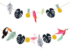 Club Tropicana Hanging String Garland