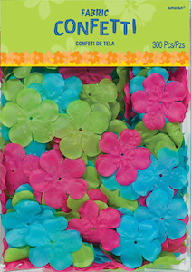 Tropical Luau Party Theme: Hibiscus Flower Confetti 4.5cm