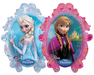 Elsa and Anna Super Shape Foil Balloon