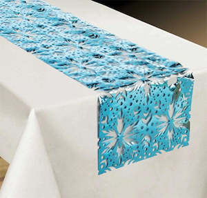 Frozen Snowflake Foil Table Runner