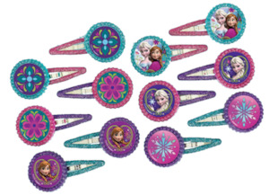 Disney Frozen Party Theme: Frozen Hair Clips pk12