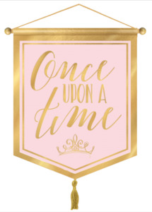 Disney Princess 'Once Upon a Time' Canvas Banner