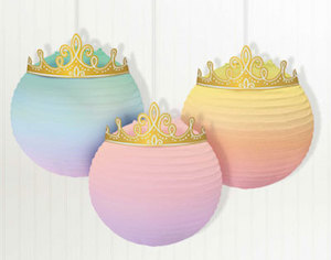 Disney Princess Lanterns Hanging Decorations pk3