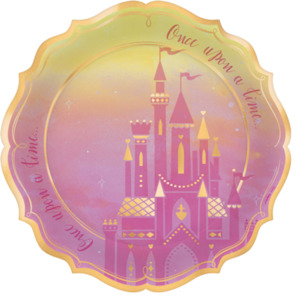 Disney Princess 'Once Upon a Time' Party Plates