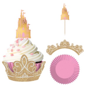 Disney Princess Party Theme: Disney Princess Cupcake Kit pk24