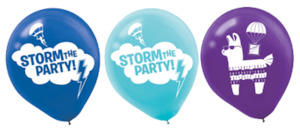 Fortnite Party Theme: Fortnite Battle Royal 30cm Party Pack Balloons