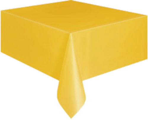 Yellow Paper Table Cloth FSC