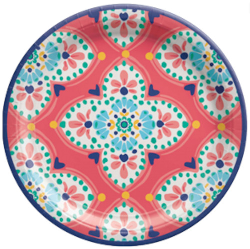 Boho Vibes Small Party Plates 8pk